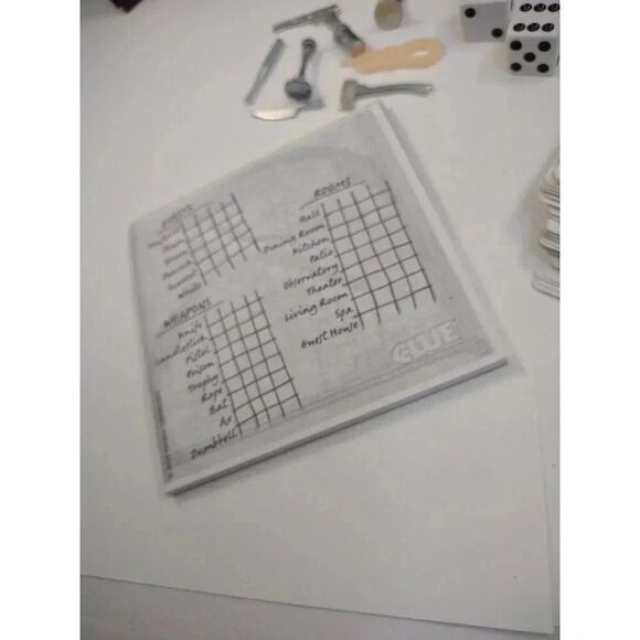 Clue Discover the Secrets 2008 Replacement Parts Question Mark Pawn Weapons Card - Picture 4 of 16